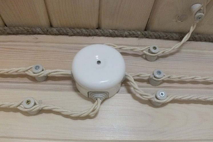Как сделать ретро проводку своими руками: витая электропроводка в деревянном доме